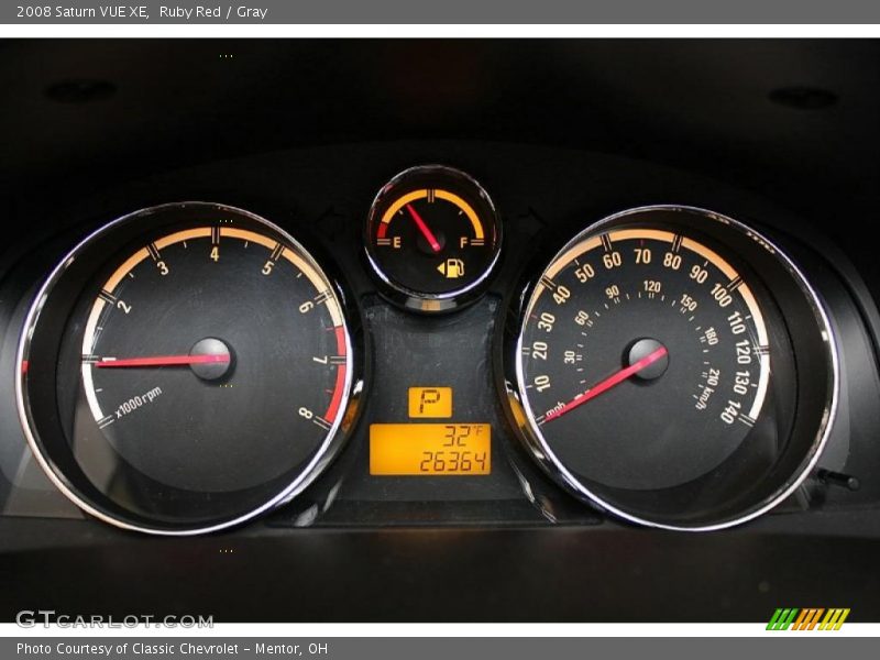 Ruby Red / Gray 2008 Saturn VUE XE