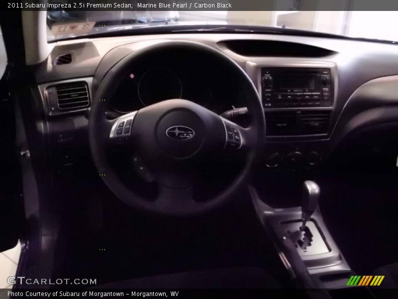 Marine Blue Pearl / Carbon Black 2011 Subaru Impreza 2.5i Premium Sedan