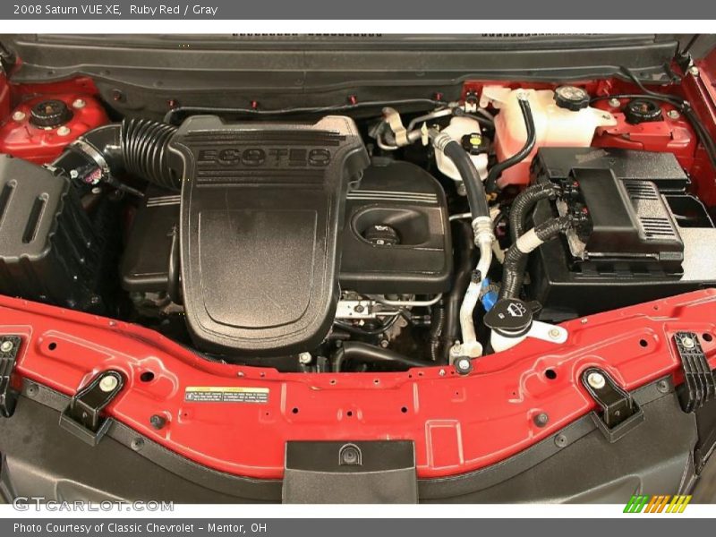 Ruby Red / Gray 2008 Saturn VUE XE