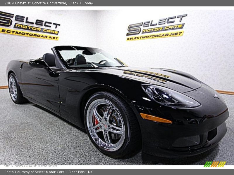 Black / Ebony 2009 Chevrolet Corvette Convertible