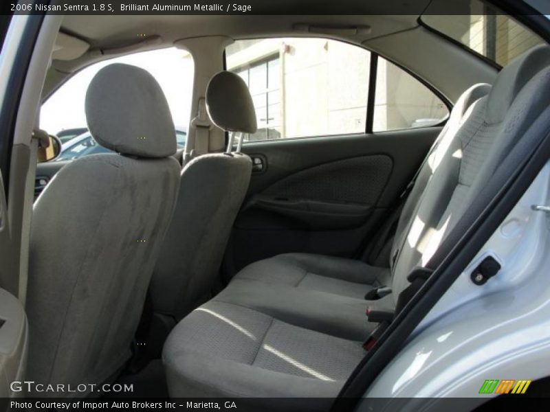 Brilliant Aluminum Metallic / Sage 2006 Nissan Sentra 1.8 S