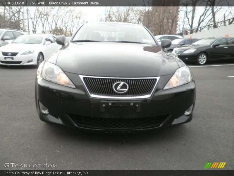 Black Onyx / Cashmere Beige 2006 Lexus IS 250 AWD