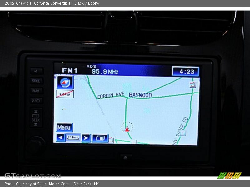 Navigation of 2009 Corvette Convertible