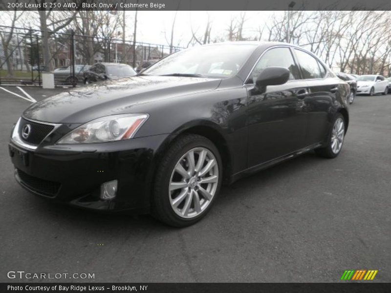 Black Onyx / Cashmere Beige 2006 Lexus IS 250 AWD