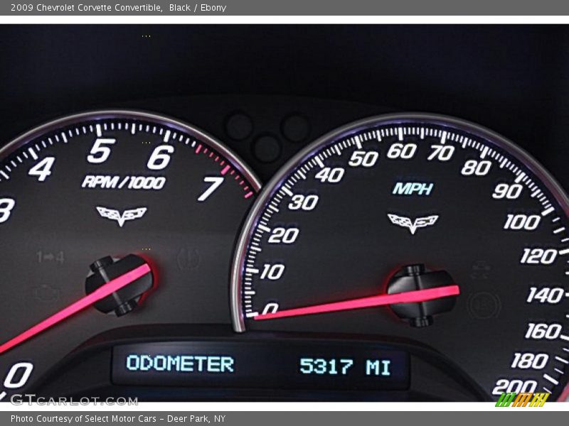 Black / Ebony 2009 Chevrolet Corvette Convertible