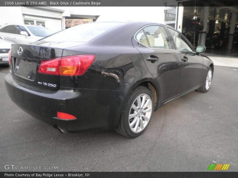 Black Onyx / Cashmere Beige 2006 Lexus IS 250 AWD