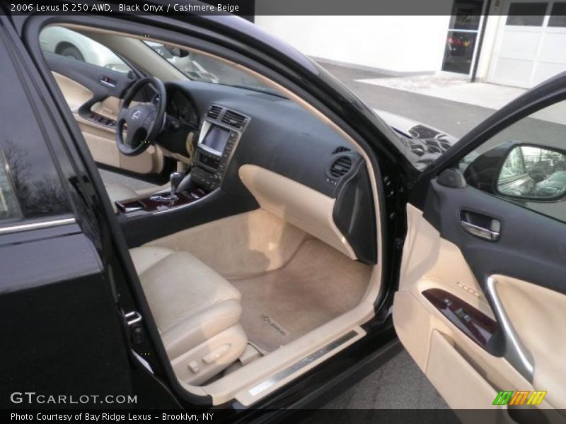 Black Onyx / Cashmere Beige 2006 Lexus IS 250 AWD