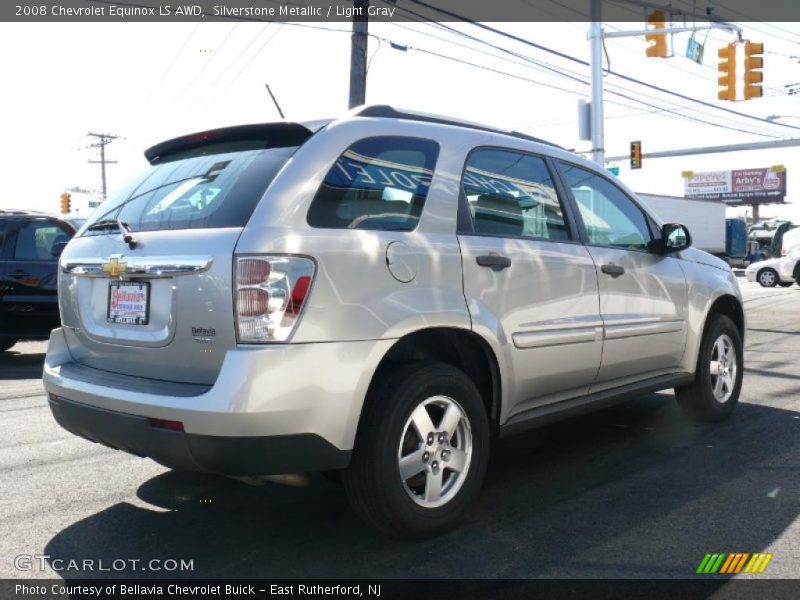 Silverstone Metallic / Light Gray 2008 Chevrolet Equinox LS AWD