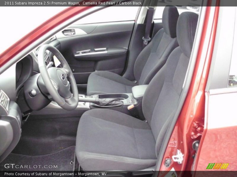  2011 Impreza 2.5i Premium Wagon Carbon Black Interior