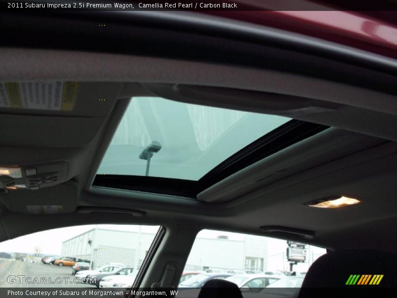 Camellia Red Pearl / Carbon Black 2011 Subaru Impreza 2.5i Premium Wagon