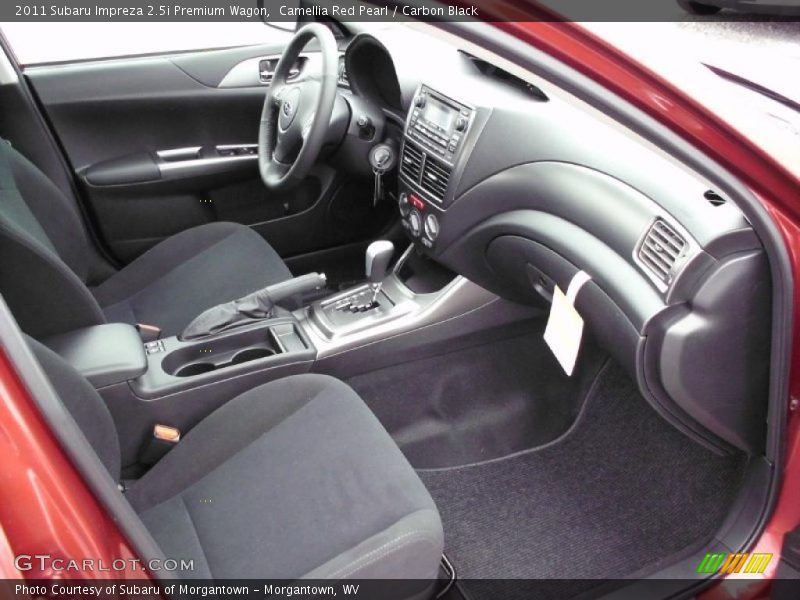  2011 Impreza 2.5i Premium Wagon Carbon Black Interior