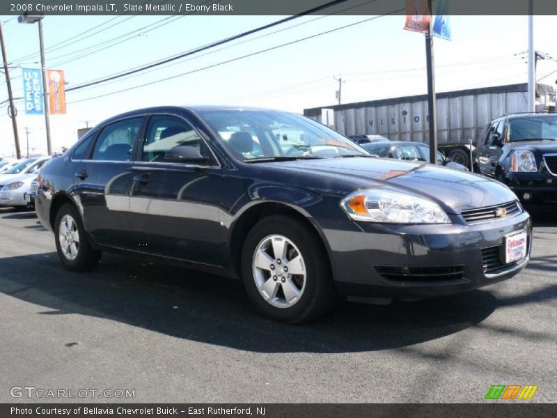 Slate Metallic / Ebony Black 2008 Chevrolet Impala LT