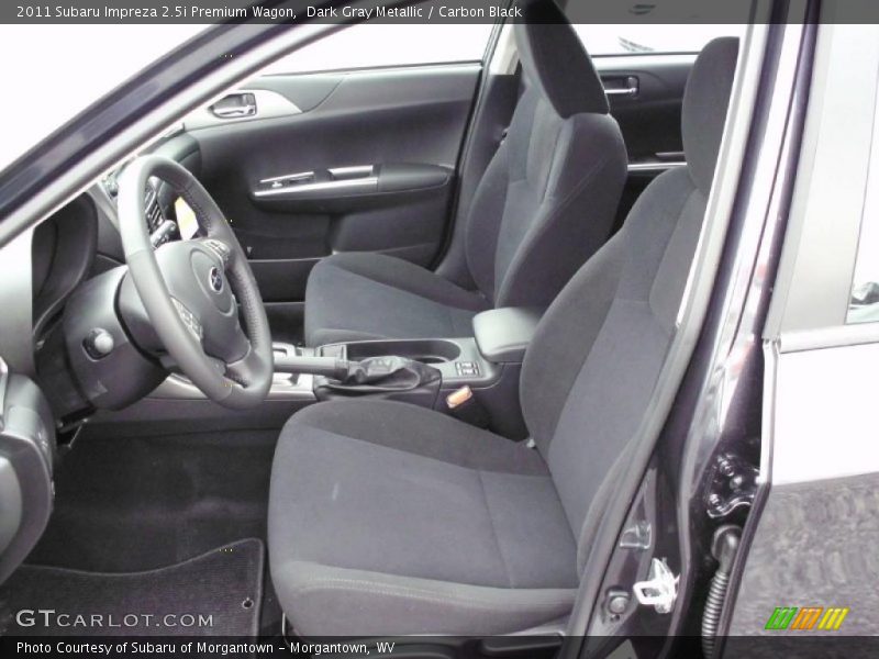  2011 Impreza 2.5i Premium Wagon Carbon Black Interior