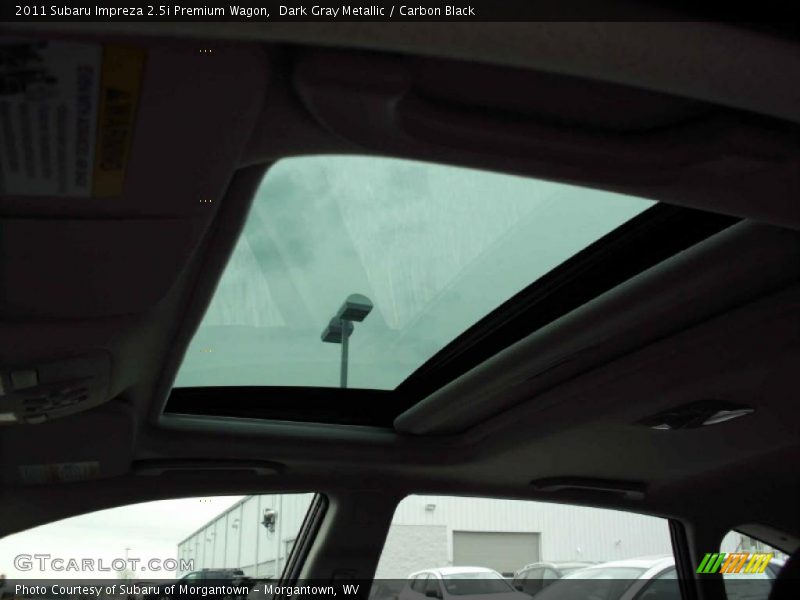 Sunroof of 2011 Impreza 2.5i Premium Wagon