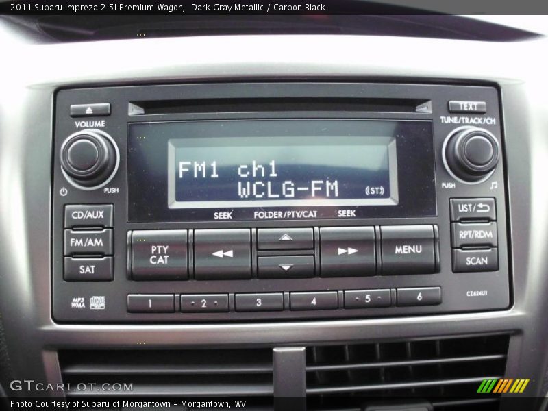 Controls of 2011 Impreza 2.5i Premium Wagon