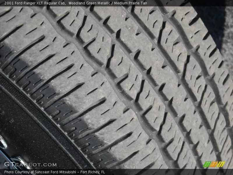Woodland Green Metallic / Medium Prairie Tan 2001 Ford Ranger XLT Regular Cab