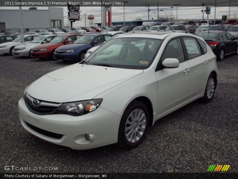 Front 3/4 View of 2011 Impreza 2.5i Premium Wagon