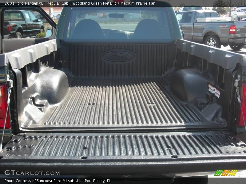 Woodland Green Metallic / Medium Prairie Tan 2001 Ford Ranger XLT Regular Cab