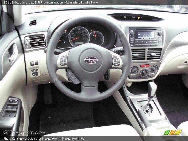 Dashboard of 2011 Impreza 2.5i Premium Wagon