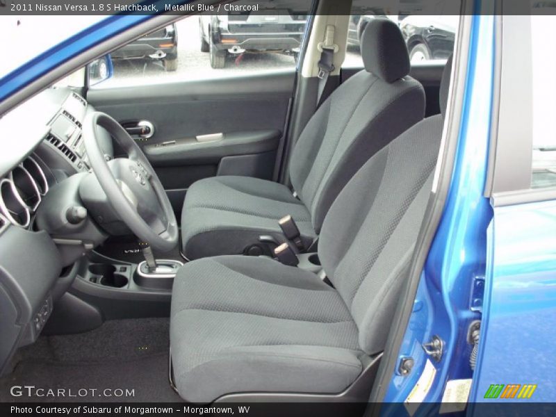 Metallic Blue / Charcoal 2011 Nissan Versa 1.8 S Hatchback
