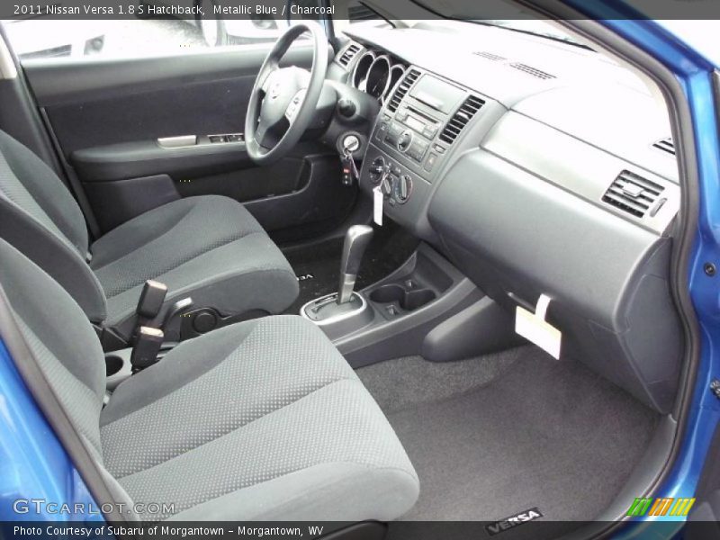 Metallic Blue / Charcoal 2011 Nissan Versa 1.8 S Hatchback
