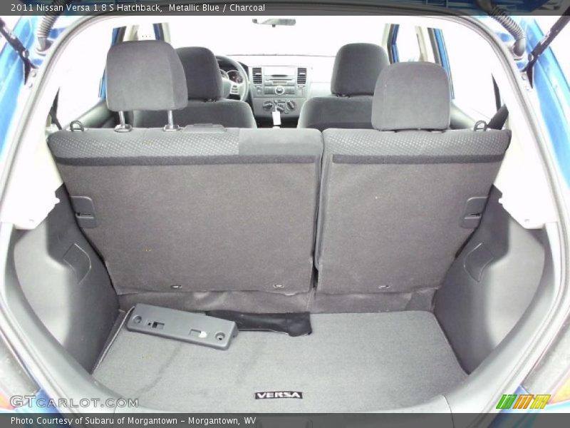 Metallic Blue / Charcoal 2011 Nissan Versa 1.8 S Hatchback