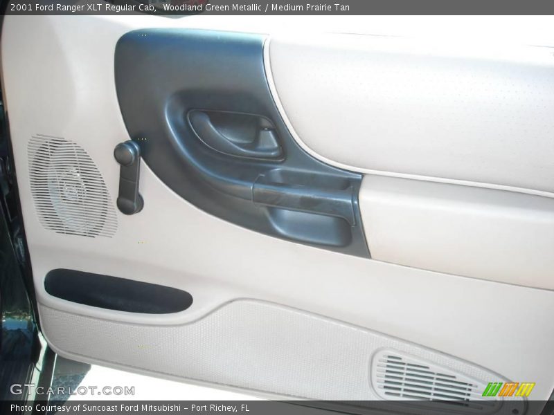 Woodland Green Metallic / Medium Prairie Tan 2001 Ford Ranger XLT Regular Cab
