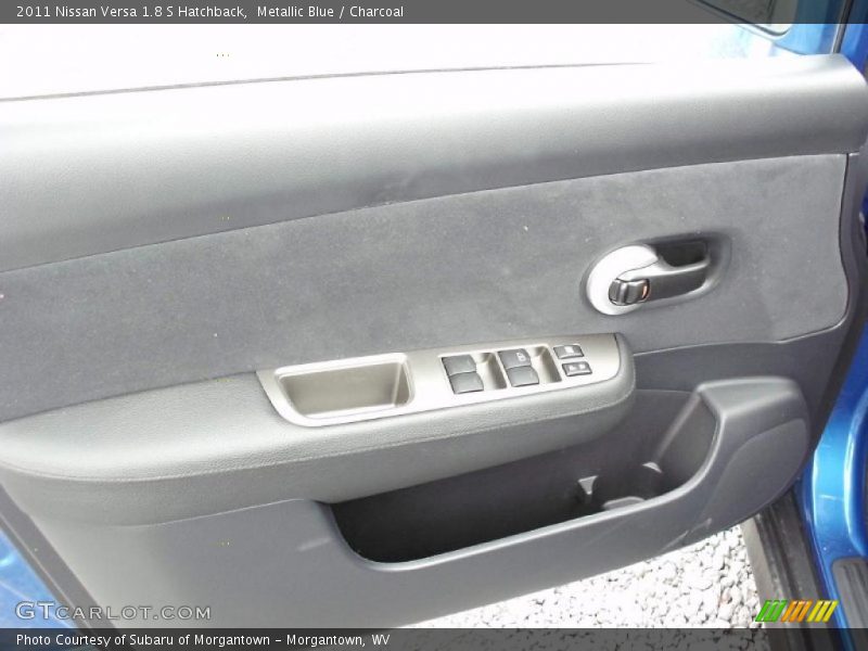 Metallic Blue / Charcoal 2011 Nissan Versa 1.8 S Hatchback