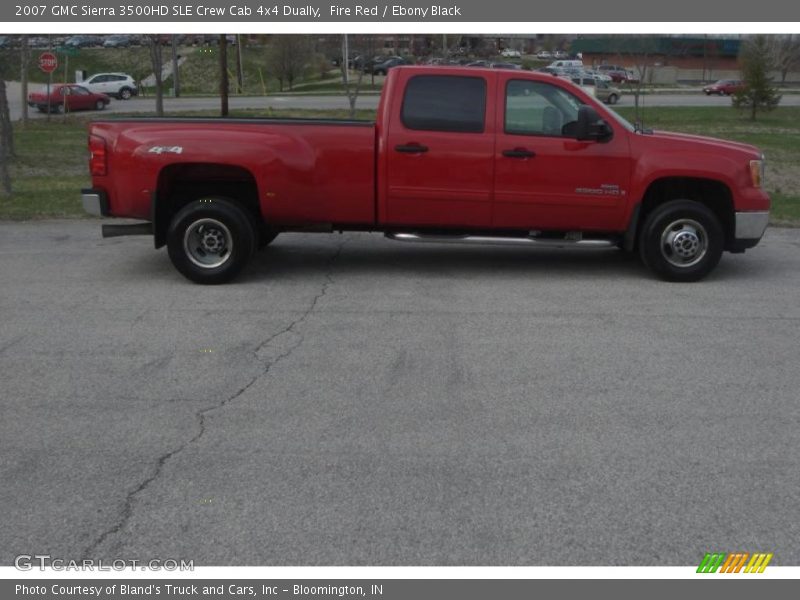 Fire Red / Ebony Black 2007 GMC Sierra 3500HD SLE Crew Cab 4x4 Dually