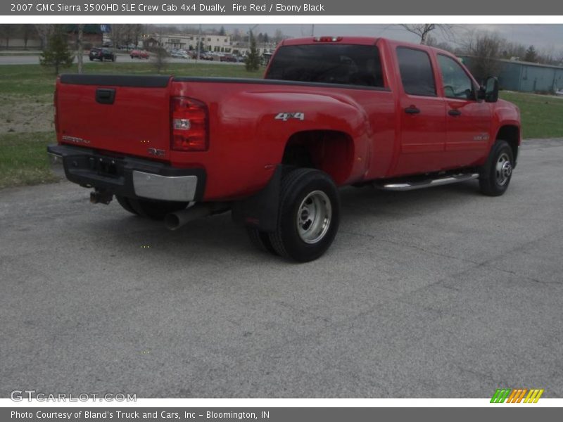 Fire Red / Ebony Black 2007 GMC Sierra 3500HD SLE Crew Cab 4x4 Dually