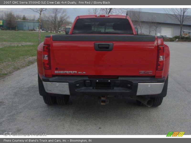 Fire Red / Ebony Black 2007 GMC Sierra 3500HD SLE Crew Cab 4x4 Dually