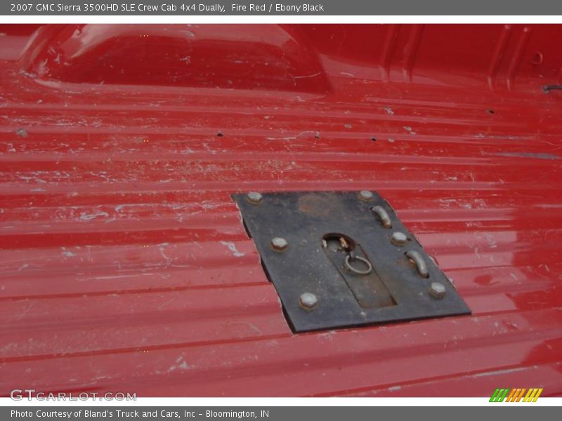 Fire Red / Ebony Black 2007 GMC Sierra 3500HD SLE Crew Cab 4x4 Dually