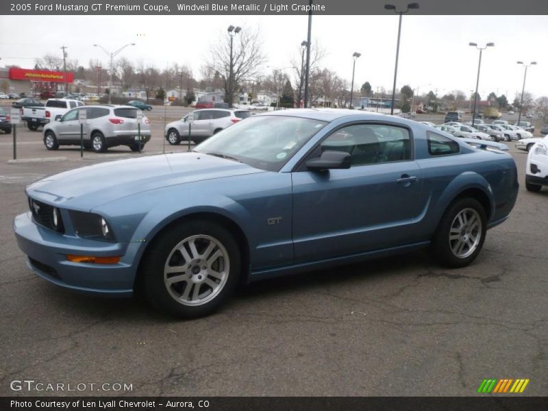 Windveil Blue Metallic / Light Graphite 2005 Ford Mustang GT Premium Coupe