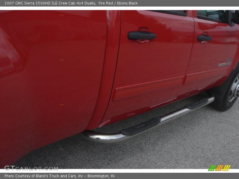 Fire Red / Ebony Black 2007 GMC Sierra 3500HD SLE Crew Cab 4x4 Dually