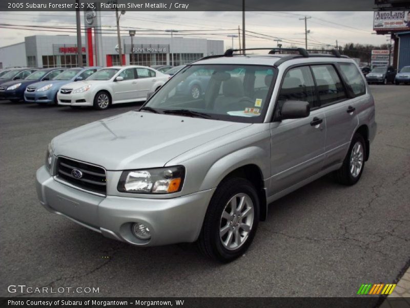 Platinum Silver Metallic / Gray 2005 Subaru Forester 2.5 XS