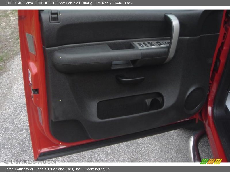 Fire Red / Ebony Black 2007 GMC Sierra 3500HD SLE Crew Cab 4x4 Dually