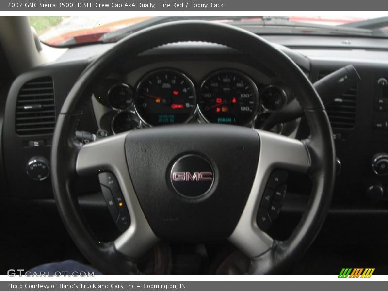 Fire Red / Ebony Black 2007 GMC Sierra 3500HD SLE Crew Cab 4x4 Dually