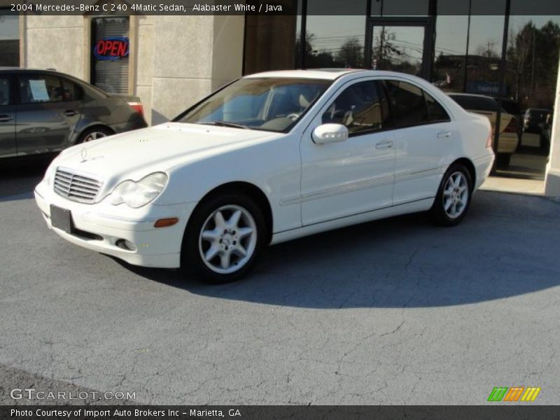 Alabaster White / Java 2004 Mercedes-Benz C 240 4Matic Sedan