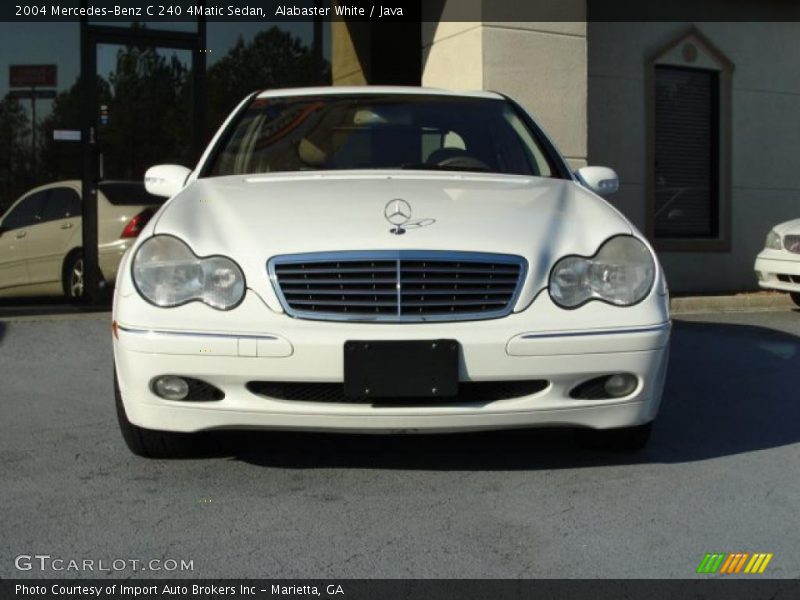 Alabaster White / Java 2004 Mercedes-Benz C 240 4Matic Sedan
