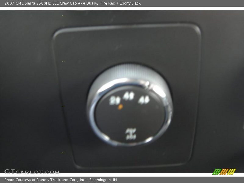 Fire Red / Ebony Black 2007 GMC Sierra 3500HD SLE Crew Cab 4x4 Dually