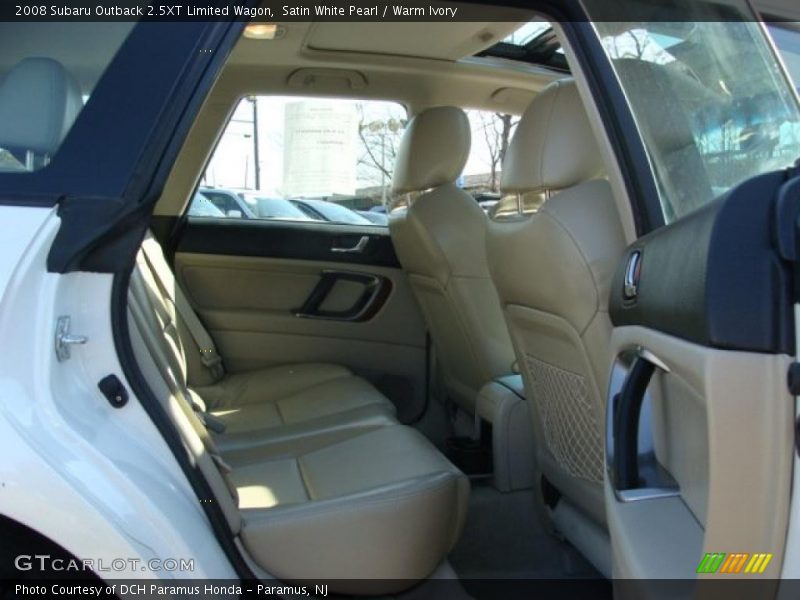 Satin White Pearl / Warm Ivory 2008 Subaru Outback 2.5XT Limited Wagon