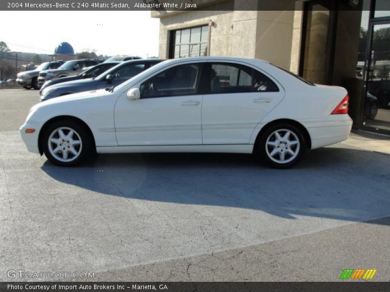 Alabaster White / Java 2004 Mercedes-Benz C 240 4Matic Sedan