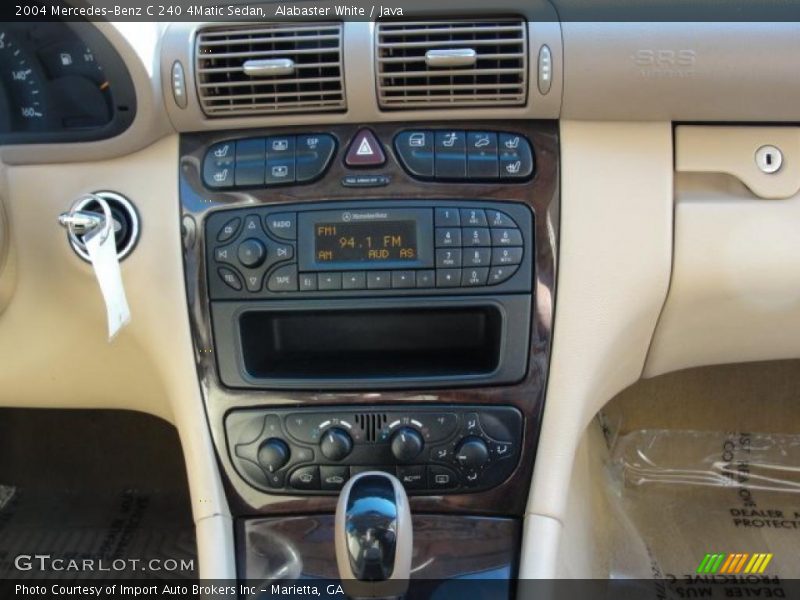 Alabaster White / Java 2004 Mercedes-Benz C 240 4Matic Sedan