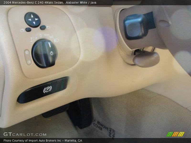 Alabaster White / Java 2004 Mercedes-Benz C 240 4Matic Sedan