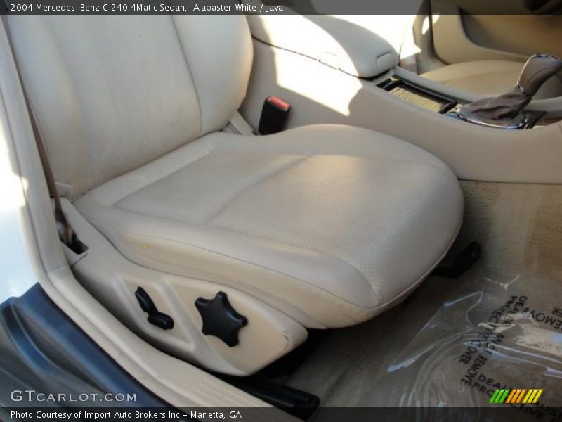 Alabaster White / Java 2004 Mercedes-Benz C 240 4Matic Sedan