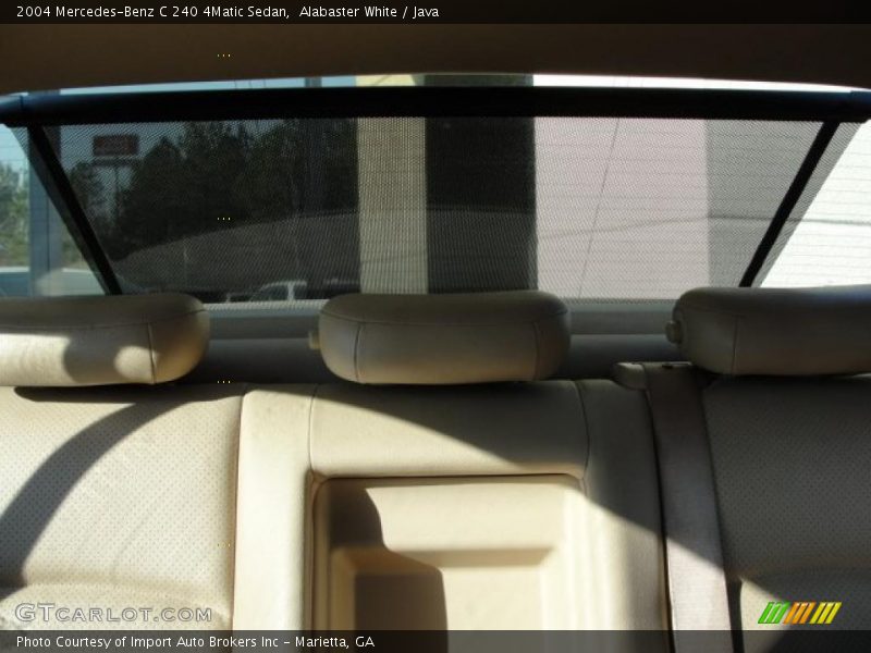 Alabaster White / Java 2004 Mercedes-Benz C 240 4Matic Sedan