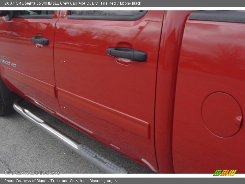 Fire Red / Ebony Black 2007 GMC Sierra 3500HD SLE Crew Cab 4x4 Dually