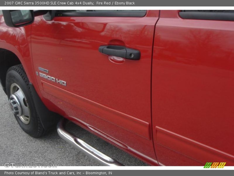 Fire Red / Ebony Black 2007 GMC Sierra 3500HD SLE Crew Cab 4x4 Dually