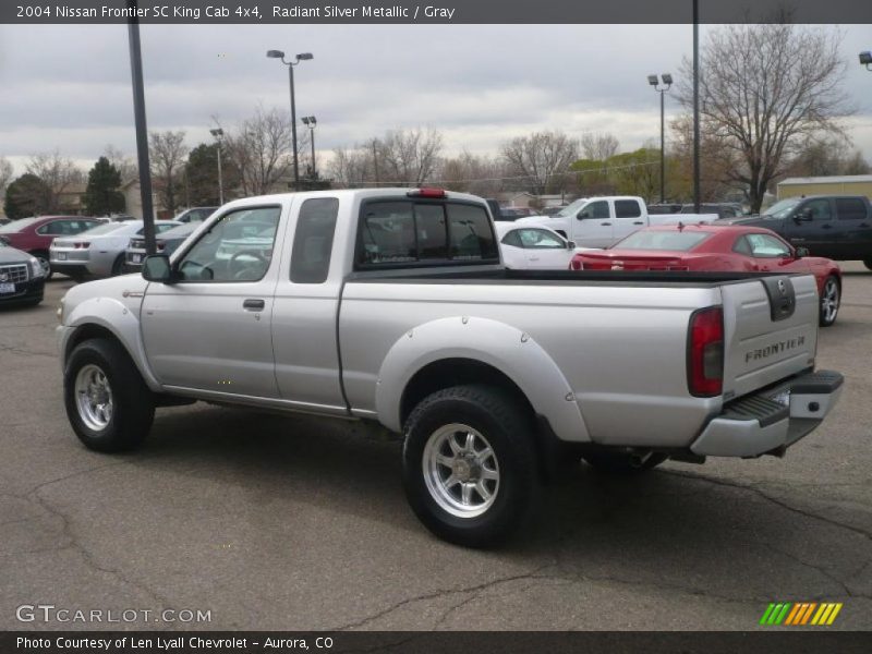  2004 Frontier SC King Cab 4x4 Radiant Silver Metallic