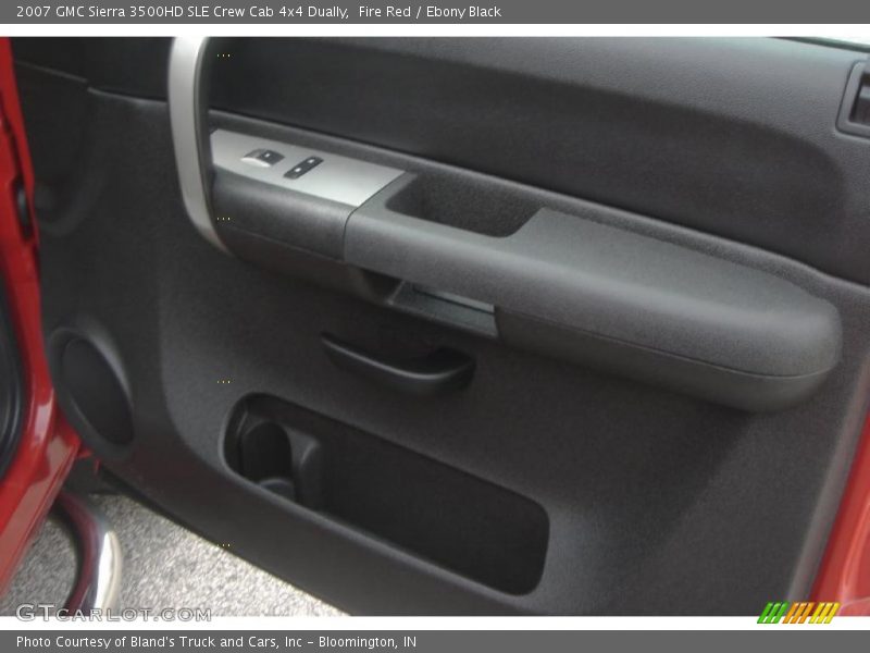 Fire Red / Ebony Black 2007 GMC Sierra 3500HD SLE Crew Cab 4x4 Dually
